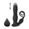 Vibrator Thrusting Prostate Dual Ring Black