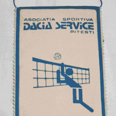 Fanion vechi Asociatia Sportiva DACIA service - Pitesti - volei