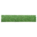 Cumpara ieftin Paravan de balcon, frunze verzi, 400x75 cm
