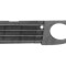 Grila bara fata Audi A6 (C5), 06.2001-01.2005, Dreapta, 13272716 cu locas pentru proiectoare, Partial inchis