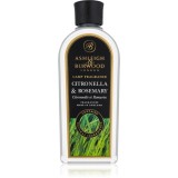 Ashleigh &amp; Burwood London Lamp Fragrance Citronella &amp; Rosemary rezervă lichidă pentru lampa catalitică 500 ml
