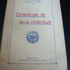 Nifon Criveanu,Mitropolitul Olteniei-Credinta ta tea mantuit- autograf-1943