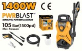 Aparat de spalat cu presiune Tolsen FX Force Xpress, 1400W, 105 bar, furtun 5m, include accesorii