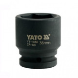Cheie tubulara hexagonala de impact Yato YT-1086, 36 mm, 3/4&quot;, Cr-Mo