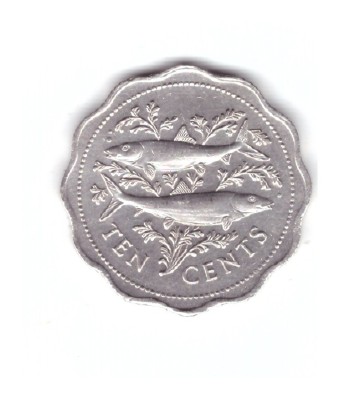 Moneda Bahamas 10 cents/centi 1987, stare foarte buna, curata foto