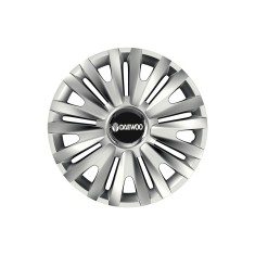 Set 4 capace roti Cu Inel Cromat Royal pentru gama auto Daewoo, R16