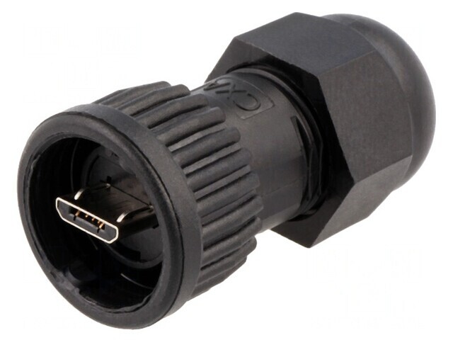 Cablu USB 2.0 cu Mufă Micro B Data-Con-X IP67/IP68