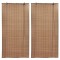 Gossi jaluzele din bambus tip rulou, 2 buc., maro, 100 x 160 cm