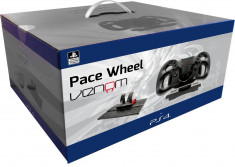 Volan cu pedale Venom Gaming Pace Racing Wheel - PS4 foto