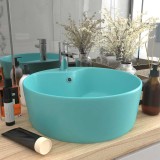 Gossi chiuveta de lux cu preaplin verde deschis mat 36x13 cm ceramica
