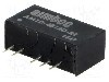 Convertor de tensiune, DC-DC, intrare 43,6...52,8V DC, iesire 12V DC, putere 1W, AIMTEC - AM1D-4812D-RZ