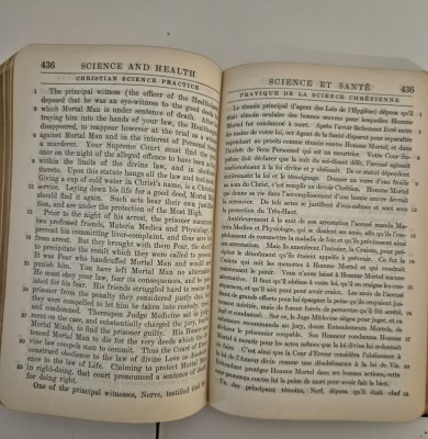 Carte veche 1918 Mary Baker Eddy Science and Health key to the Scriptures foto