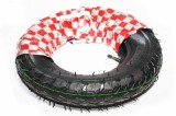 Cauciuc + camera Micul Fermier 3.50-8, profil floare, premium FarmGarden AgroTrade