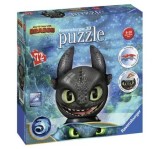 Cumpara ieftin Puzzle 3D Dragons III Toothless, 72 piese