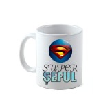 Cana alba personalizata Super Sef, INOVATIX&reg;. 330ml, Oem
