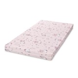 Saltea pat, spuma elastica, Lorelli Classic, 70 x 140 x 9 cm, Pink Ballerina Bear