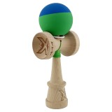 Kendama X Originala, Ata 62/65 cm Bicolor Albastru/Verde