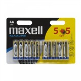 Baterii alcaline AA &ndash; LR06- 5+5/blister Best CarHome, Maxell