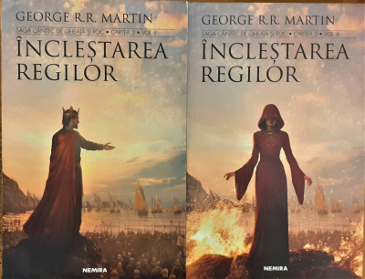 Inclestarea regilor 2 volume Saga Cantec de gheata si foc cartea 2 foto