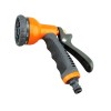 Pistol Stropit Gradina Total, 8 Functii, ABS, Negru/Portocaliu - Irigare Gazon, Plante