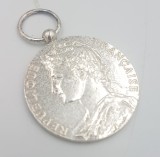 Medalie vintage din argint - Ministerul muncii Franta 1987