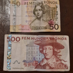 Suedia - 750 coroane - 4 bancnote.