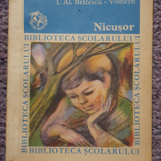 Nicusor, I. Al. Bratescu-Voinesti, Ed Ion Creanga 1984, 78 pag