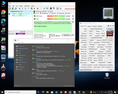 PC I5 4460 8gb ddr3 Ati RX 550 2GB GDDR5 calculator unitate foto