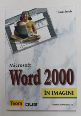 MICROSOFT WORD 2000 IN IMAGINI de HEIDI STEELE , 2001 foto