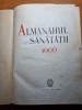 Almanahul Sănătății 1960, Carte Bibliofilie, 200 Pagini, Stare Bună