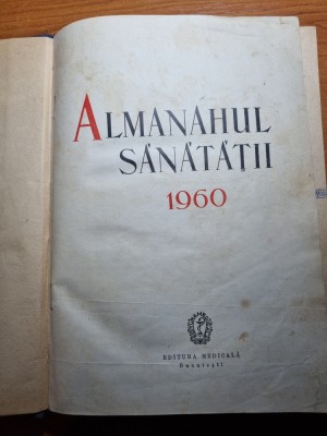 almanahul sanatatii 1960 foto