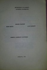 Geometria algebrelor de deformare / Vranceanu, Martin, Nicolescu