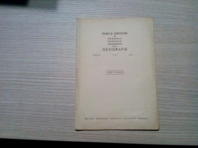 TRASATURILE MORFOSTRUCTURALE ALE MUNTILOR IEZERULUI - Eugen Nedelcu (dedicatie-autograf) - Editura Academiei, 1967, 8 p. cu figuri in text foto
