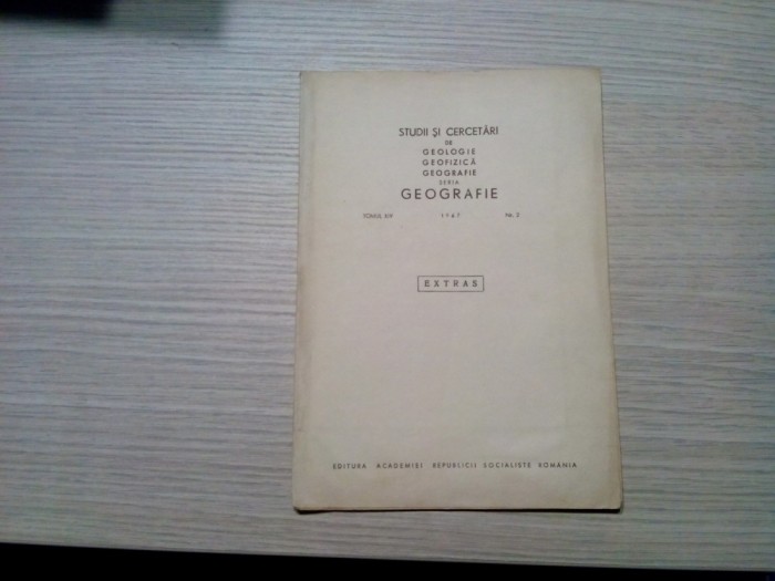 TRASATURILE MORFOSTRUCTURALE ALE MUNTILOR IEZERULUI - Eugen Nedelcu (dedicatie-autograf) - Editura Academiei, 1967, 8 p. cu figuri in text