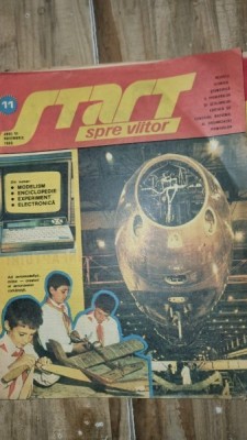 Revista Start spre viitor noiembrie 1985 foto