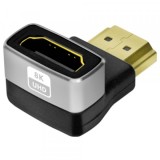 Adaptor Video LogiLink Angled, HDMI - HDMI, 8K, Negru AH0005A, Universal
