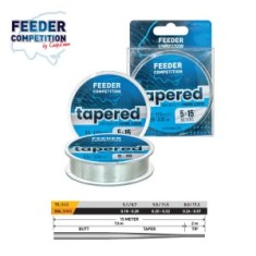 FIR INAINTAS CONIC CARP ZOOM TAPERED FEEDER LEADER 5x15m 0.18-0.28mm 8.7kg foto
