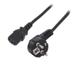 Cablu Alimentare 3x1mm2 Ştecăr &icirc;n Unghi la IEC C13