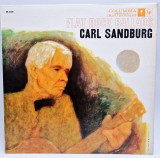 Lp Carl Sandburg &ndash; Flat Rock Ballads 1959 NM / NM Columbia SUA