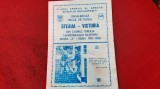 program Steaua - Victoria Buc.