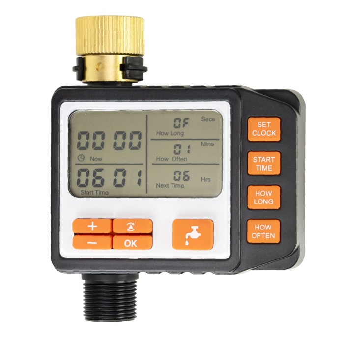 Aproape nou: Programator pentru irigare PNI WT11 PRO, display LCD, racord 3/4, negr