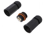 Adaptor soclu Cat 6a ecranat 8p8c RJ45 x2, Logilink