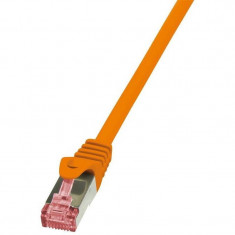 Cablu retea Logilink Patch Cat 6 S/FTP PIMF PrimeLine 0.50m portocaliu foto