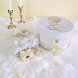 Cumpara ieftin Trusou Botez cu 8 Piese Imprimat, Ingeras, Culoare Unt - BAB167