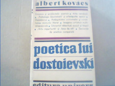 Albert Kovacs - POETICA LUI DOSTOIEVSKI { 1987 } foto