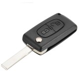 Carcasa Telecomanda Auto cu 2 butoane si lamela inclusa, compatibila Citroen -