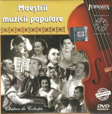 DVD Maeștrii Muzicii Populare (C&amp;acirc;ntece De Colecție), original foto