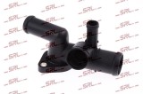 Flansa lichid racire Audi A3 1996-2003, TT 1998-2006; VW Bora 1998-2005, Golf IV 1997-2003; motor 1.8 T; 06A121133AH; SRLine, aftermarket