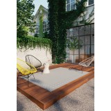 Covor Premium Belgian Model Essenza 4840-037, Marime 80 x 150 cm, Gri, Inaltime Fir 7 mm, Antialergic, Polipropilena, Living, Dormitor, Sufragerie, Bi