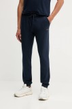Aeronautica Militare pantaloni de trening culoarea bleumarin, uni, PF1008UF00662